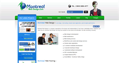 Desktop Screenshot of montrealwebdesign.com